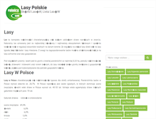 Tablet Screenshot of lasypolskie.rolnicy.com