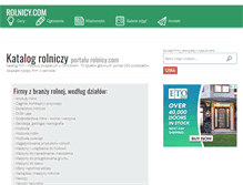Tablet Screenshot of firmy.rolnicy.com