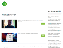 Tablet Screenshot of jezyk-staropolski.rolnicy.com