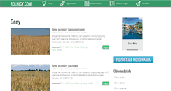 Desktop Screenshot of ceny.rolnicy.com