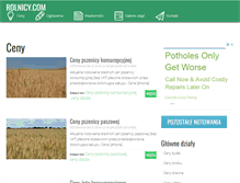 Tablet Screenshot of ceny.rolnicy.com