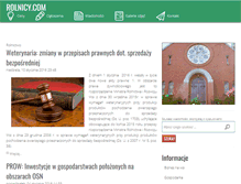Tablet Screenshot of biznes.rolnicy.com